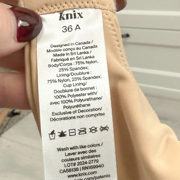NWT KNIX FreeFlex Demi Bra - Picture 7 of 12
